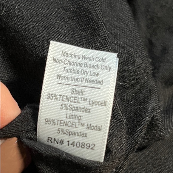 Marine Layer Ribbed Tank Black Midi Dress Size Large - Picture 10 of 10